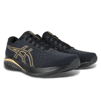 Tênis Asics Gel Excite 10 Preto e Dourado - Masculino