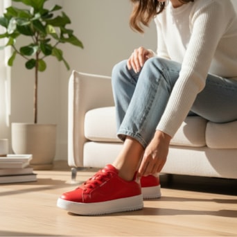 Tênis Chilli Beans Sneakers 2588603 Vermelho - Feminino