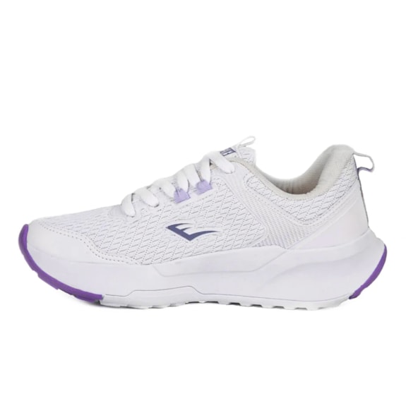 Tênis Everlast Solo Corrida Branco e Lilás - Feminino