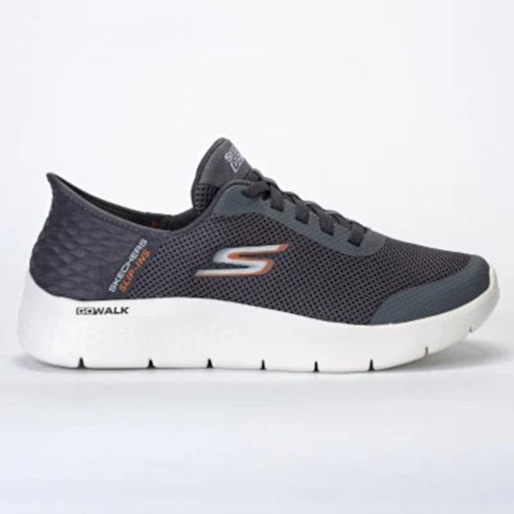 Tênis Skechers Go Walk Flex Hands Cinza - Masculino